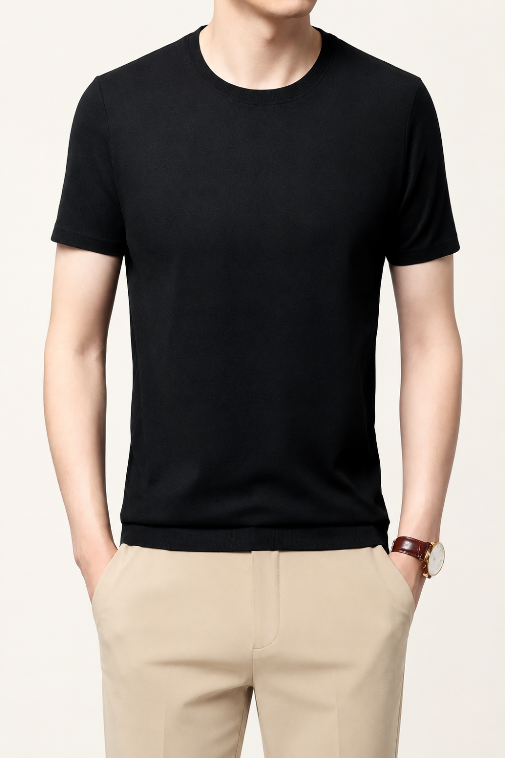 Seda アイスシルク クルーネックTシャツ