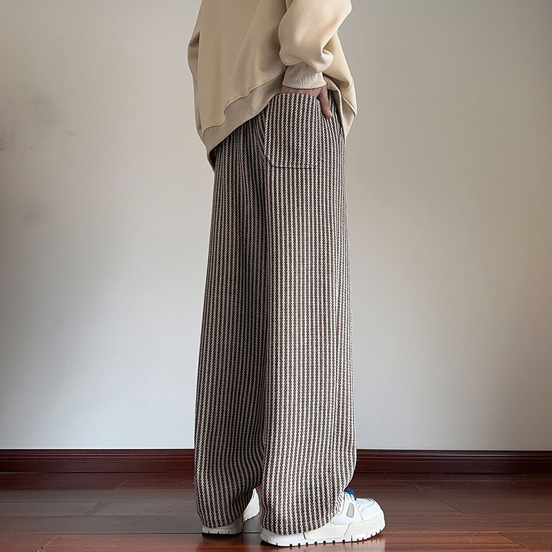 ヘリンボーンスウェットパンツ
