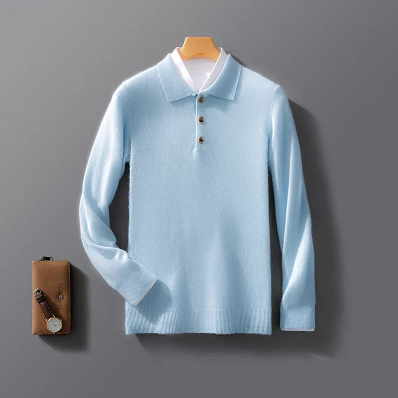 STRANT | カシミアポロシャツ
