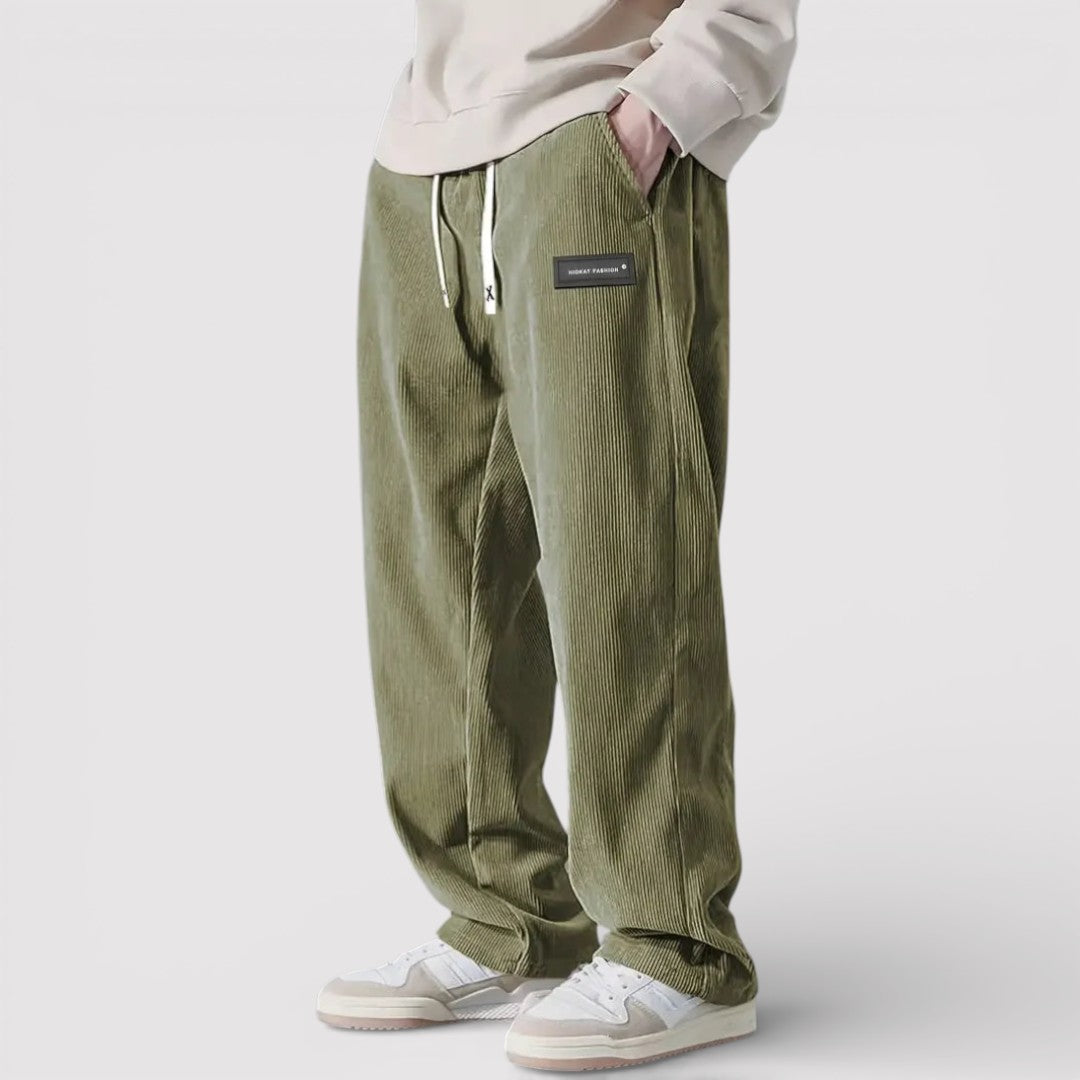 ANDREO | 通気性のあるコーデュロイパンツ