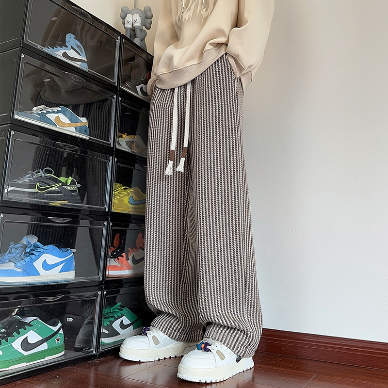 ヘリンボーンスウェットパンツ